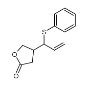 2(3H)-Furanone, dihydro-4-[1-(phenylthio)-2-propenyl]-, (R*,R*)- (9CI) 结构式