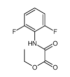 2-((2,6-二氟苯基)氨基)-2-氧代乙酸乙酯 结构式
