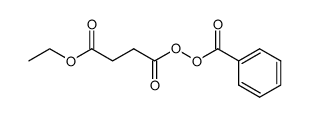 Peroxide, benzoyl 3-carboxypropionyl, ethyl ester 结构式