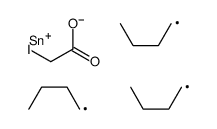 Tributyl[(iodoacetyl)oxy]stannane 结构式