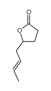 2(3H)-Furanone, 5-(2-buten-1-yl)dihydro- 结构式