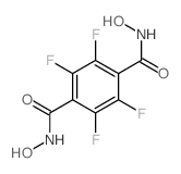 2,3,5,6-四氟-N1,N4-二羟基-1,4-苯二甲酰胺 结构式