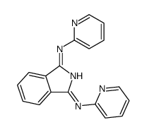 1,3-bis-(2-pyridyl)iMinoisoindoline 结构式