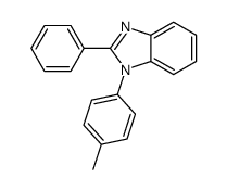 1H-Benzimidazole, 1-(4-methylphenyl)-2-phenyl- 结构式
