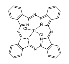 酞菁二氯化钛(IV) 结构式