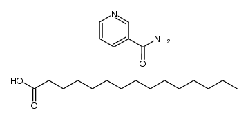 十五烷酸-烟酰胺(1:1)复合物 结构式