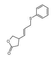 2(3H)-Furanone, dihydro-4-[3-(phenylthio)-1-propenyl]-, (E)- (9CI) 结构式
