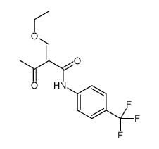 2-ACETYL-3-ETHOXY-N-(4-TRIFLUOROMETHYLPHENYL)ACRYLAMIDE 结构式