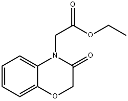 (3-氧代-2,3-二氢-苯并[1,4]咯嗪-4-基)-乙酸乙酯 结构式