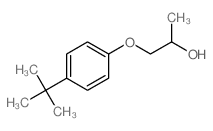 1-[4-(1,1-二甲基乙基)苯氧基]-2-丙醇 结构式