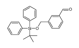Benzaldehyde, 3-[[[(1,1-dimethylethyl)diphenylsilyl]oxy]methyl]- 结构式