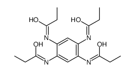 Propanamide, N,N',N'',N'''-1,2,4,5-benzenetetrayltetrakis- (9CI) 结构式
