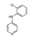 N-(2-氯苯基)-4-吡啶胺 结构式