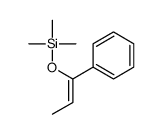 1-苯基-1-丙烯基氧基三甲基硅烷 结构式