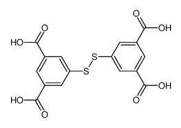 5,5'-二硫代二间苯二甲酸 结构式