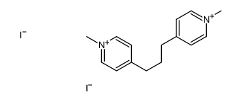 1,3-双(1-甲基-4-吡啶鎓)丙烷 二碘化物 结构式