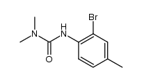 N'-(2-溴-4-甲基苯基)-N,N-二甲基脲 结构式
