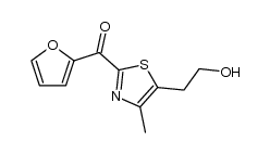 Methanone, 2-furanyl[5-(2-hydroxyethyl)-4-methyl-2-thiazolyl]- 结构式