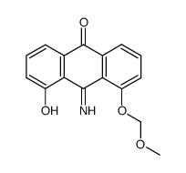 9(10H)-Anthracenone, 4-hydroxy-10-imino-5-(methoxymethoxy)- 结构式