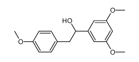 Benzeneethanol, α-(3,5-dimethoxyphenyl)-4-methoxy- 结构式