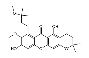 3-异倒捻子素水合物甲醚 结构式