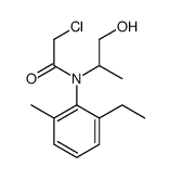 2-Chloro-N-(2-ethyl-6-methylphenyl)-N-(2-hydroxy-1-methylethyl)acetamide 结构式