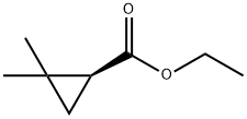 (S)-2,2-二甲基环丙烷甲酸乙酯 结构式