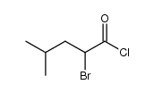 (S)-2-溴-4-甲基戊酰氯 结构式