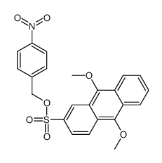 2-Anthracenesulfonic acid, 9,10-dimethoxy-, (4-nitrophenyl)methyl ester 结构式