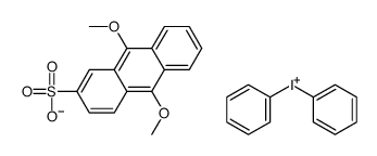 二苯基碘鎓9,10-二甲氧基蒽-2-磺酸盐 结构式