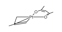 [(1,2,3-η)-2-甲基-2-丙烯基](2,4-戊二酮合-κO,κO')铂 结构式