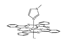 Cobalt, methyl(1-methyl-1H-imidazole-κN3)[29H,31H-phthalocyaninato(2-)-κN29,κN30,κN31,κN32]-, (OC-6-14)- (9CI) 结构式