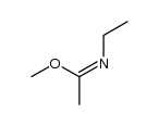 Ethanimidic acid, N-ethyl-, methyl ester, (Z)- (9CI) 结构式