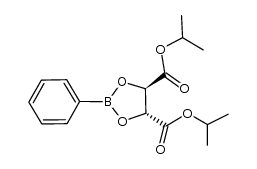 1,3,2-Dioxaborolane-4,5-dicarboxylic acid, 2-phenyl-, 4,5-bis(1-methylethyl) ester, (4R,5R)- 结构式