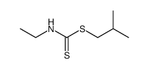 乙基二硫代氨基甲酸异丁酯 结构式