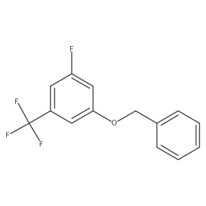 1-苄氧基-3-氟-5-(三氟甲基)苯 结构式