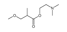 2-(dimethylamino)ethyl 3-methoxyisobutyrate 结构式