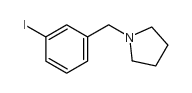 1-(3-碘苄基)吡咯烷 结构式