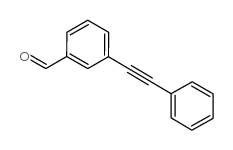 3-苯基乙炔苯甲醛 结构式