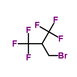 2-溴甲基-1,1,1,3,3,3-六氟丙烷 结构式