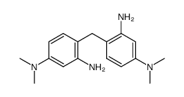 2,2'-methylenebis(5-dimethylamino)aniline 结构式