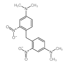 4-{[4-(dimethylamino)-2-nitrophenyl]methyl}-N,N-dimethyl-3-nitroaniline 结构式
