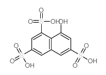 8-羟基-1,3,6-萘三磺酸 结构式