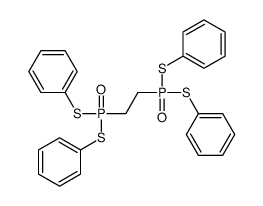 Phosphine sulfide, 1,1'-(1,2-ethanediyl)bis[1,1-diphenyl- 结构式