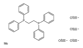 [1,2-双(二苯基膦)乙烷]四羰基钼(0) 结构式