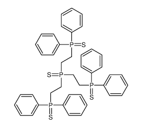Phosphine sulfide, tris[2-(diphenylphosphinothioyl)ethyl]- 结构式