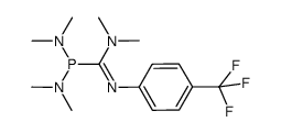 Phosphinecarboximidamide, 1,1-bis(dimethylamino)-N,N-dimethyl-N'-[4-(trifluoromethyl)phenyl]- 结构式