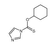 1H-Imidazole-1-carbothioic acid O-cyclohexyl ester 结构式
