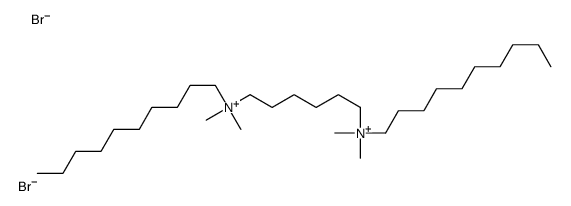 N,N'-双(癸基二甲基)-1,6-己二铵 结构式