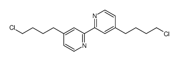 4,4'-双(4-氯丁基)-2,2'-联吡啶 结构式
